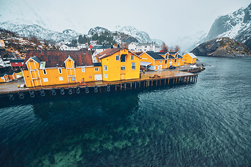 Image showing Nusfjord fishing village in Norway