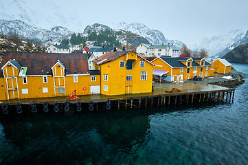 Image showing Nusfjord fishing village in Norway