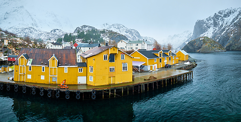 Image showing Nusfjord fishing village in Norway