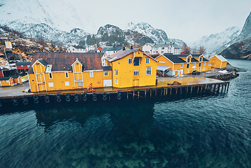 Image showing Nusfjord fishing village in Norway