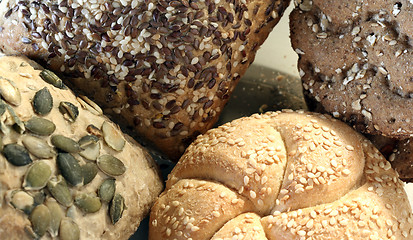 Image showing Assortment of baked bread