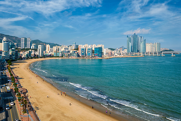 Image showing Gwangalli Beach in Busan, South Korea