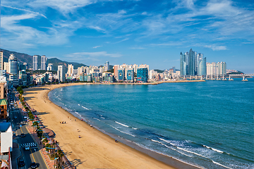 Image showing Gwangalli Beach in Busan, South Korea