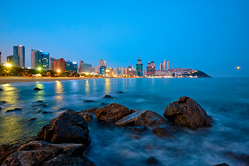 Image showing Haeundae beach in Busan, South Korea