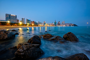 Image showing Haeundae beach in Busan, South Korea