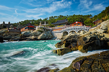 Image showing Haedong Yonggungsa Temple. Busan, South Korea