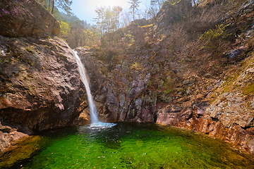 Image showing Biryong Falls watrefall