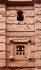 Image showing Biete Amanuel underground Orthodox monolith Lalibela, Ethiopia