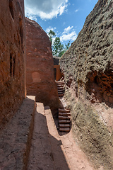 Image showing Debre Sina-Mikael Orthodox monolith Lalibela, Ethiopia