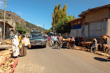 Image showing Ethiopian People on the street, Africa