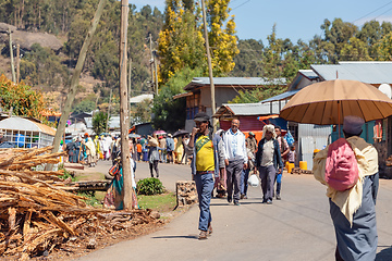 Image showing Ethiopian People on the street, Africa