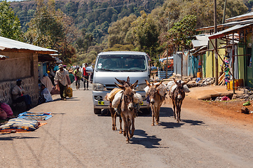 Image showing Ethiopian People on the street, Africa