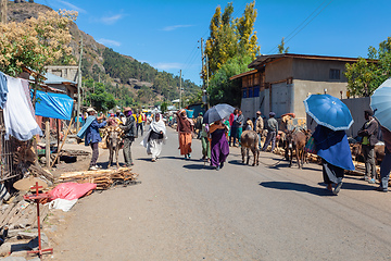 Image showing Ethiopian People on the street, Africa