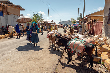 Image showing Ethiopian People on the street, Africa