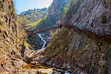 Image showing Biryong Falls watrefall