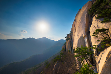 Image showing Ulsanbawi rock in Seoraksan National Park, South Korea