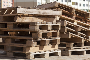 Image showing Discarded wooden box