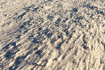 Image showing Photo snow, close-up