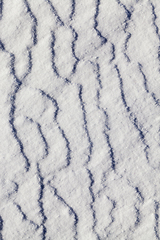 Image showing Surface snowdrifts, winter