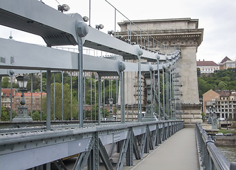 Image showing Chain Bridge in Budapest