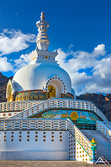 Image showing Shanti Stupa, Leh