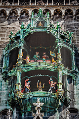 Image showing Animated figurines of Rathaus-Glockenspiel