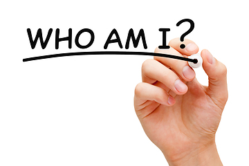 Image showing Who Am I Personal Identity Question Concept