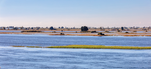 Image showing Chobe river landscape, Botswana Africa