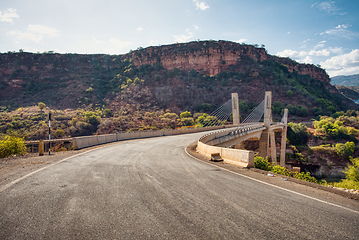 Image showing new bridge across Blue Nile, Ethiopia