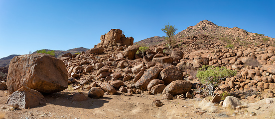 Image showing Brandberg mountain landscape, Namibia