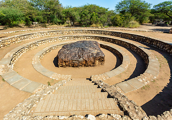 Image showing The Hoba meteorite, Grootfontein Namibia