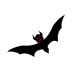 Image showing Halloween black bat 