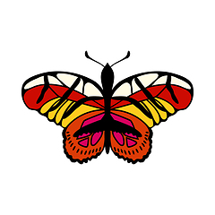 Image showing Butterfly Icon