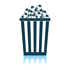 Image showing Cinema Popcorn Icon