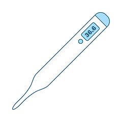 Image showing Medical Thermometer Icon