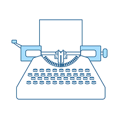 Image showing Typewriter Icon