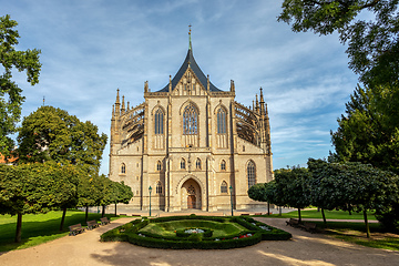Image showing Saint Barbara\'s Cathedral, Kutna Hora, Czech Republic