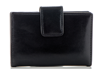 Image showing Black Leather Purse 