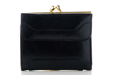 Image showing Black Leather Purse 