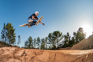 Image showing BMX Bike Stunt Table Top