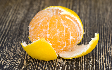 Image showing peeled tangerines