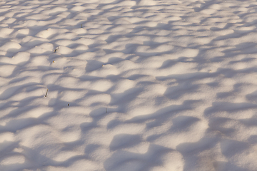 Image showing Snow drifts, day