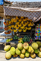 Image showing fruit on the street marketplace, Madagascar