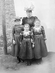 Image showing historic family