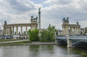 Image showing Heroes square in Budapest