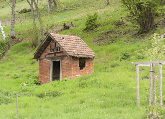 Image showing small tool shed