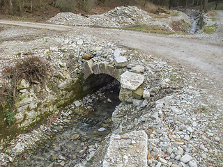 Image showing small stone bridge