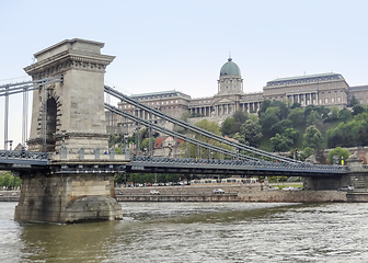 Image showing Chain Bridge in Budapest