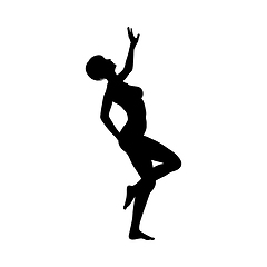 Image showing Naked sexy girls silhouette