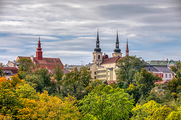 Image showing Panorama of city hall in Jihlava, Czech Republic